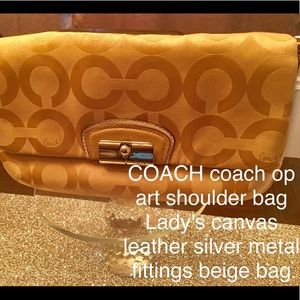 Coach shoulder bag/ clutch